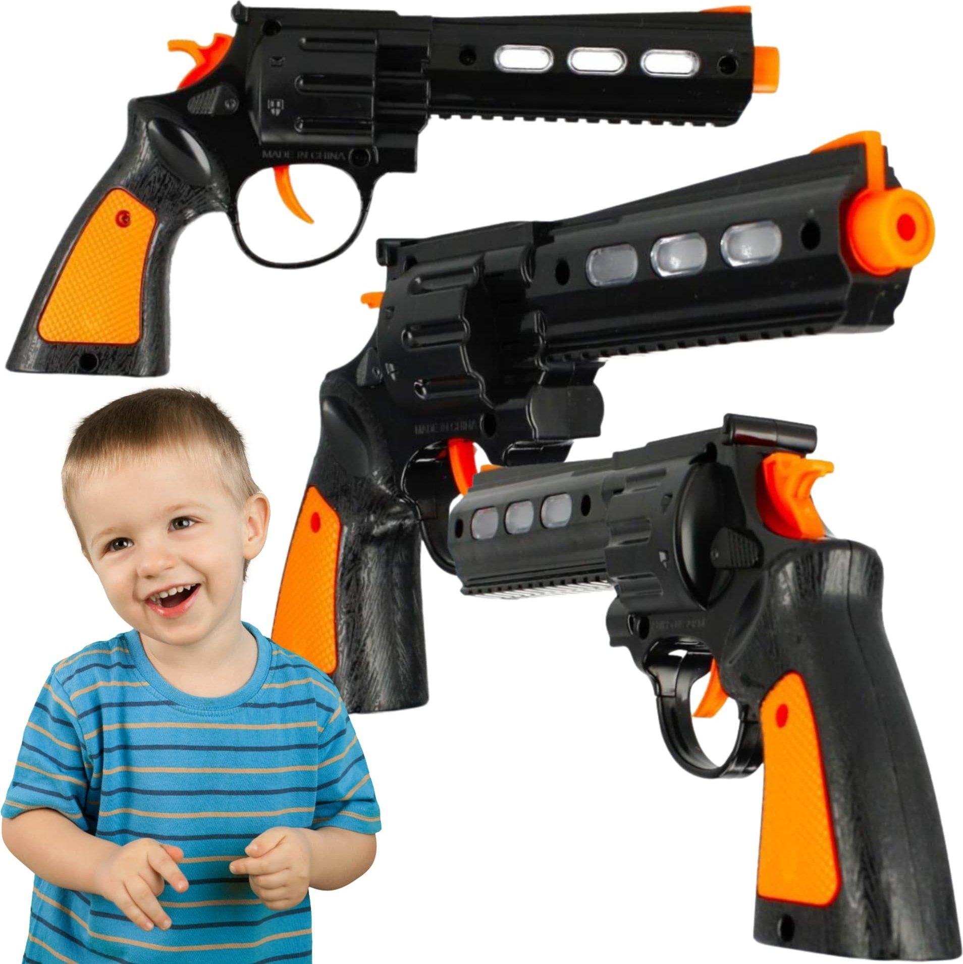 Mega Creative PISTOLET B/O 23CM MIX2 MC DISP12/144/288