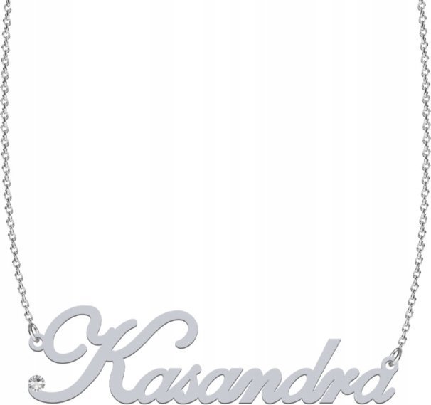 Radziszewska Jewellery Naszyjnik z imieniem KASANDRA srebro925 Dedykacja