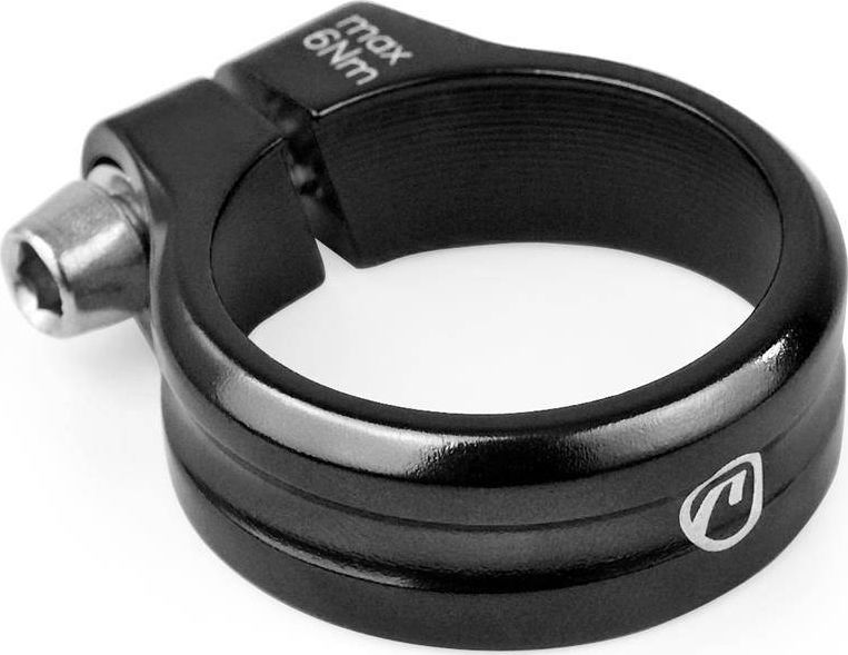 Accent Obejma podsiodłowa Accent ze śrubą imbusową Execute 34.9mm czarna anodowana