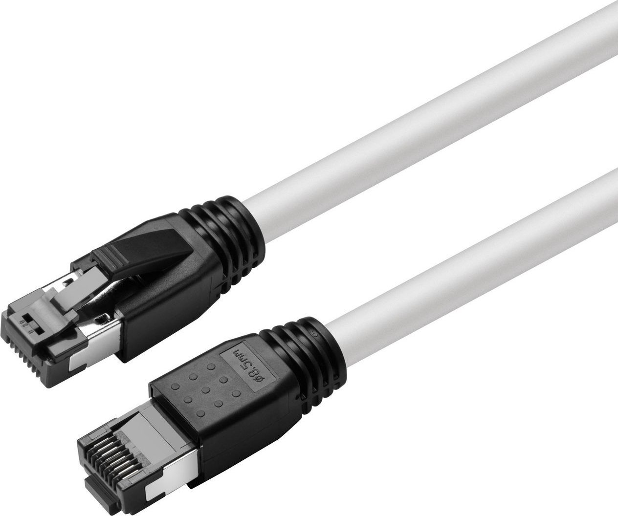 MicroConnect CAT8.1 S/FTP 0,25m White LSZH
