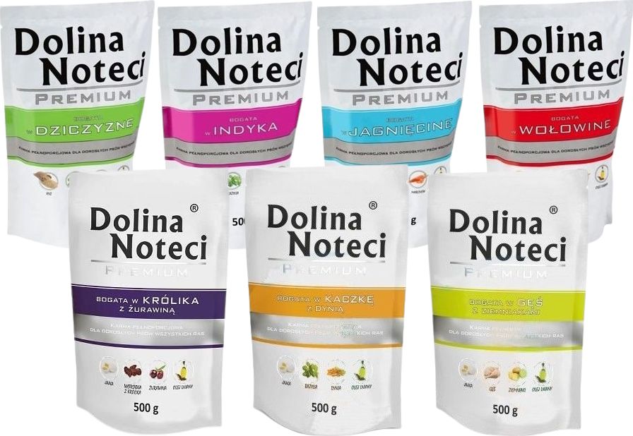 Dolina Noteci Premium mix smaków bez ryb i kurczaka 30x500g