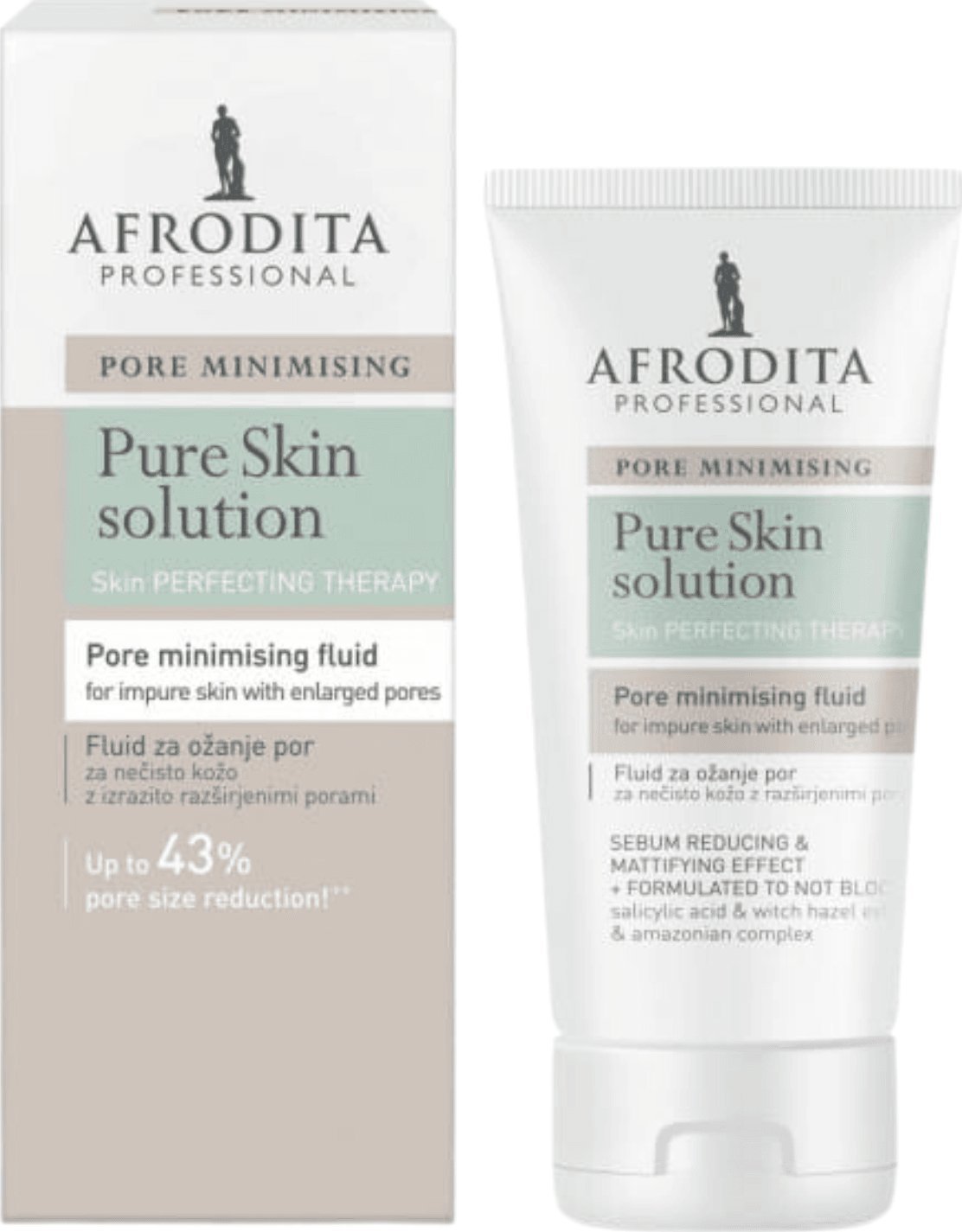 Afrodita Pure Skin Solution Fluid Minimalizujący Pory 50ml