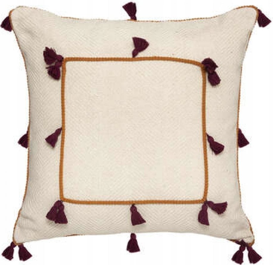 Atmosphera Ozdobna poduszka bawełniana NAM, 50 x 50 cm