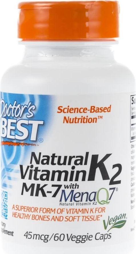 DOCTORS BEST Doctor's Best Witamina K2 MK-7 45 g - 60 kapsułek