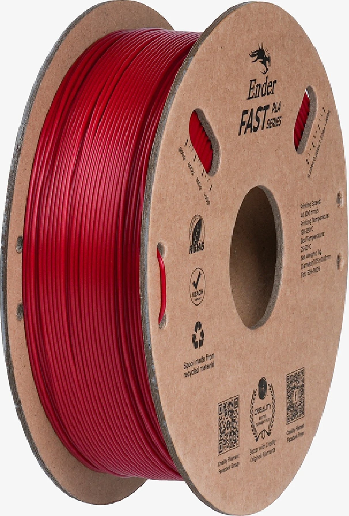 Filament Ender Fast PLA, 1kg, fire red (3301010432)