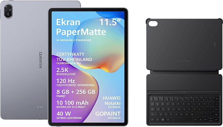 Tablet Huawei MatePad 11.5" 256 GB Szary (Taoxingzhi-W09FK)