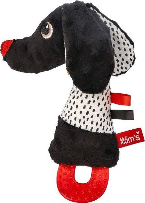 Hencz Toys Zabawka Jamiś piszczek z gryzakiem kontrastowy