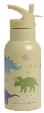 Kubek ze słomką dla dzieci DINOSAURS 350 ml / A Little Lovely Company