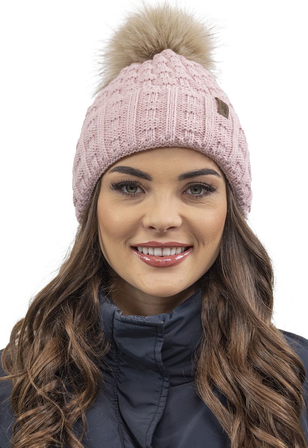 Vivisence Vivisence 7015 pudrowy róż UNI Nakrycie głowy czapka