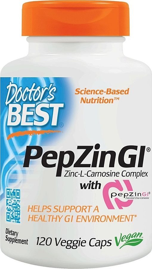 DOCTORS BEST Doctor's Best - PepZin GI, 120 vkaps