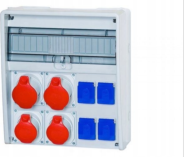 F-Elektro Rozdzielnica 17M ULISSE 2x16A/5P, 2x32A/5P, 4x230V IP65