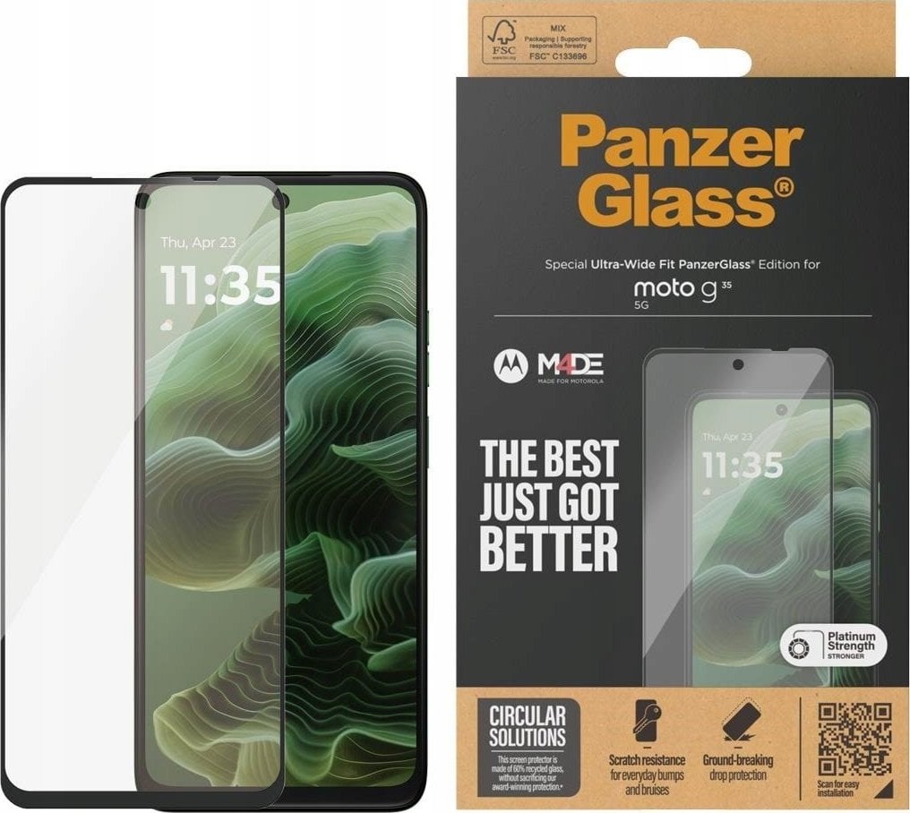 PanzerGlass PanzerGlass Motorola moto g35 5G Screen Protection Ultra-Wide Fit 6596