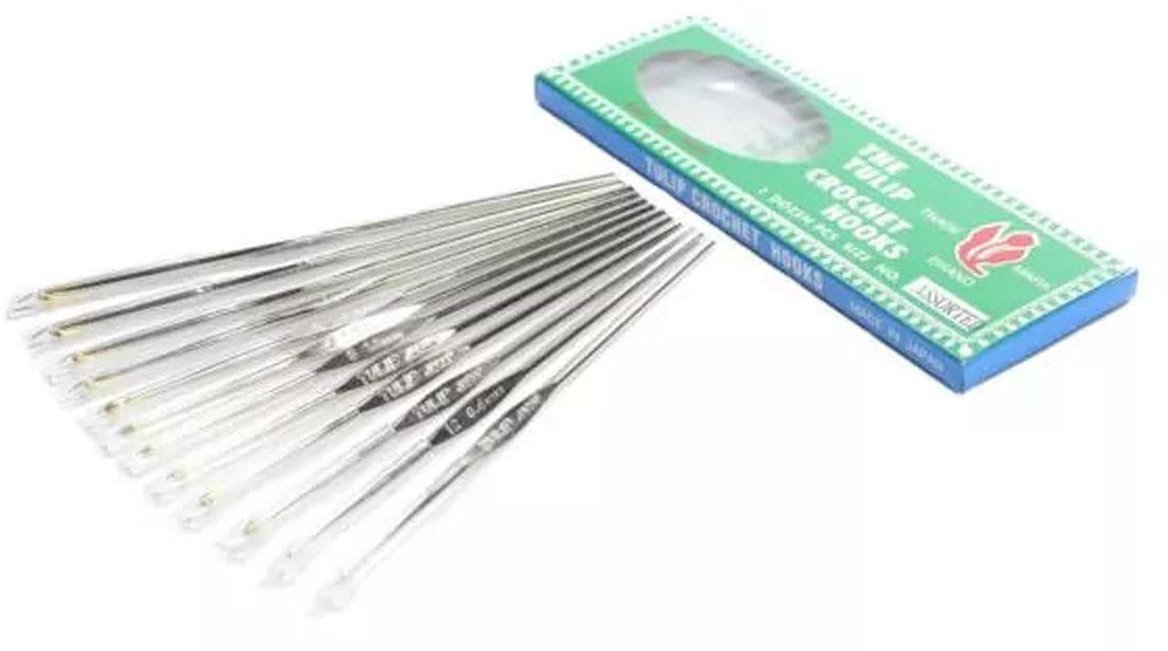 Szydełka metalowe Tulip MIX 12 sztuk