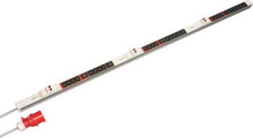 SCHROFF Listwa gniazdowa SCHROFF, IEC, 3-fazowa, 32 A, wtyczka IEC 60309, 24 x IEC C13 / 6 x IEC C19, bezpiecznik 6 x 16 A