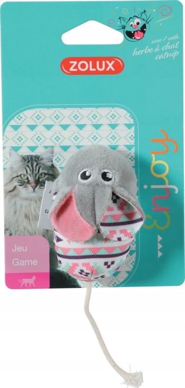 Zolux ZOLUX Zabawka dla kota KALI mysz kol. szary