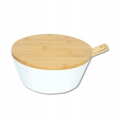 Kesper Miska na sałatkę i owoce z pokrywą i sztućc