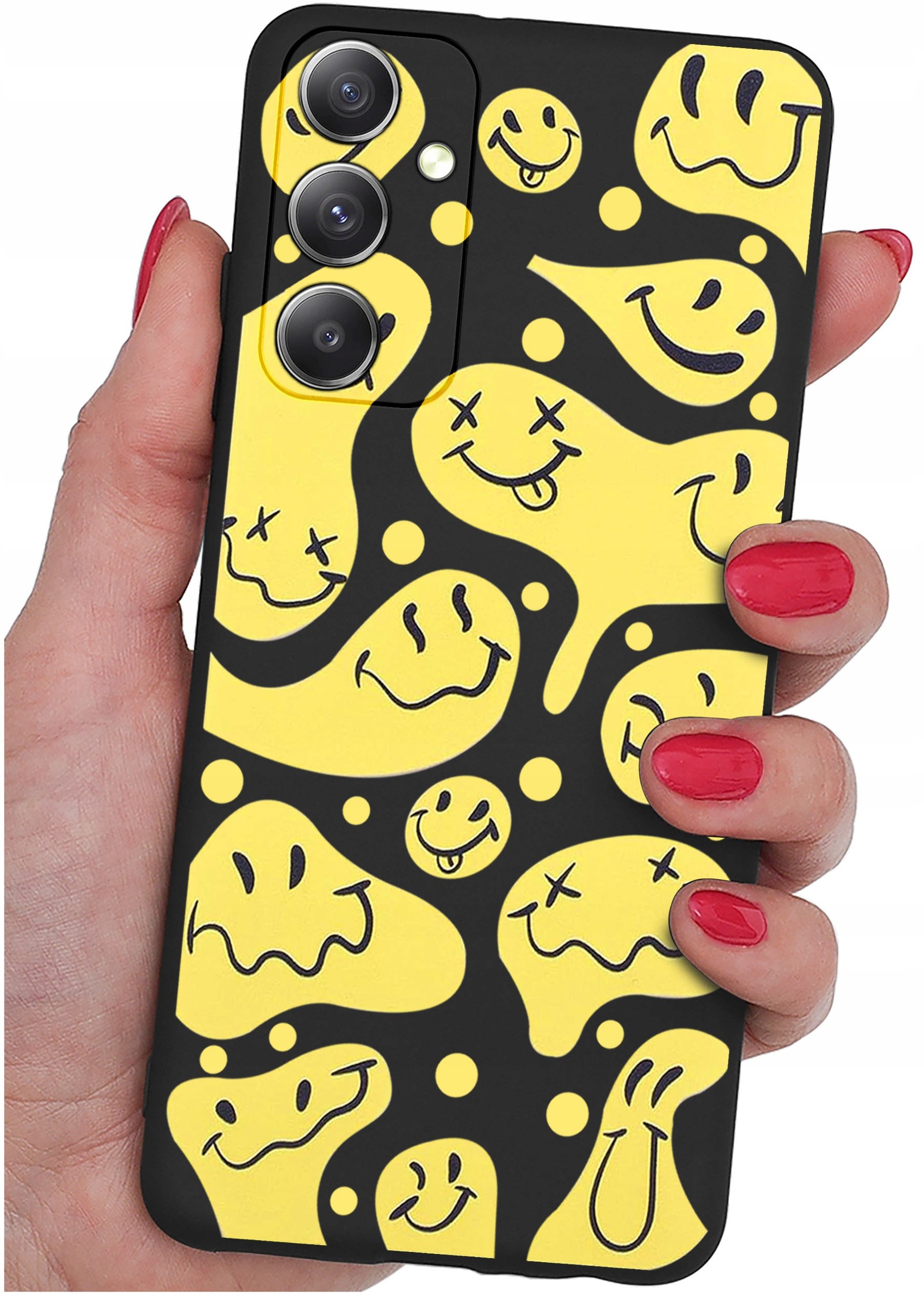 ETUI do Samsung Galaxy M23 5G WZORY |SILIKONOWE MATT CASE + SZKŁO 9H