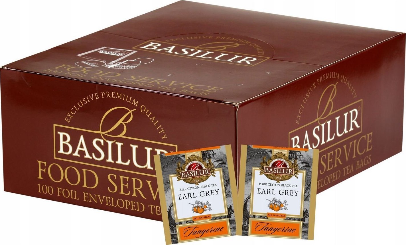 Basilur Basilur EARL GREY TANGERINE herbata HoReCa 100szt