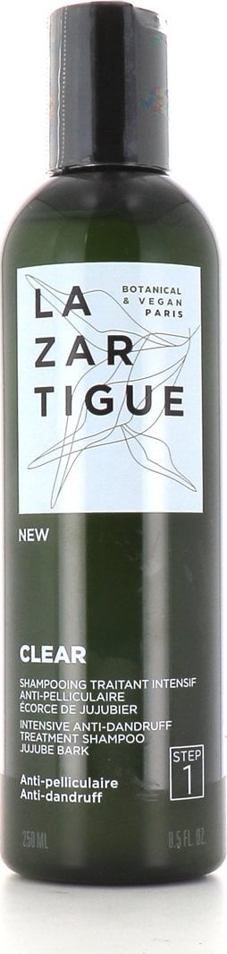 Lazartigue Lazartigue, Clear, Vegan, Hair Treatment Shampoo, Anti-Dandruff, 250 ml Unisex