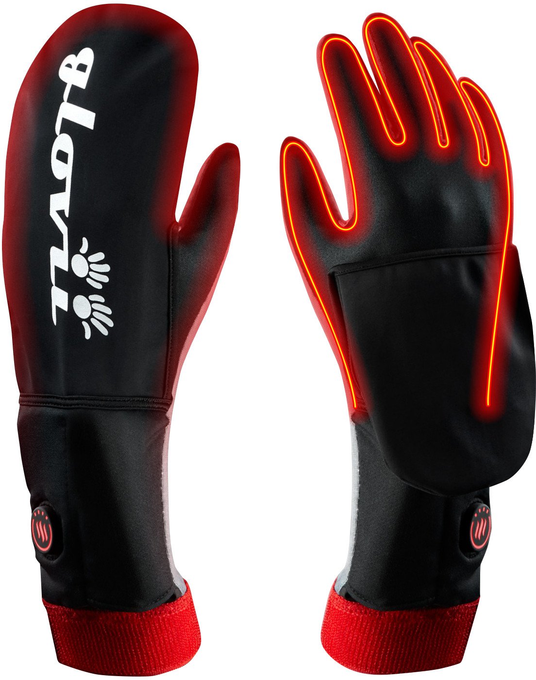 Glovii Rękawiczki sportowe Gyb czarne r. XL