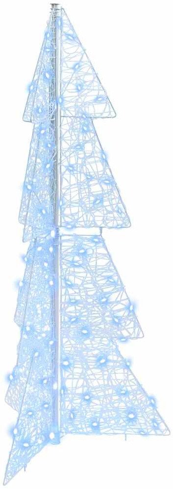 vidaXL Choinka z 100 diodami LED Zimna Biała 120 cm Akryl