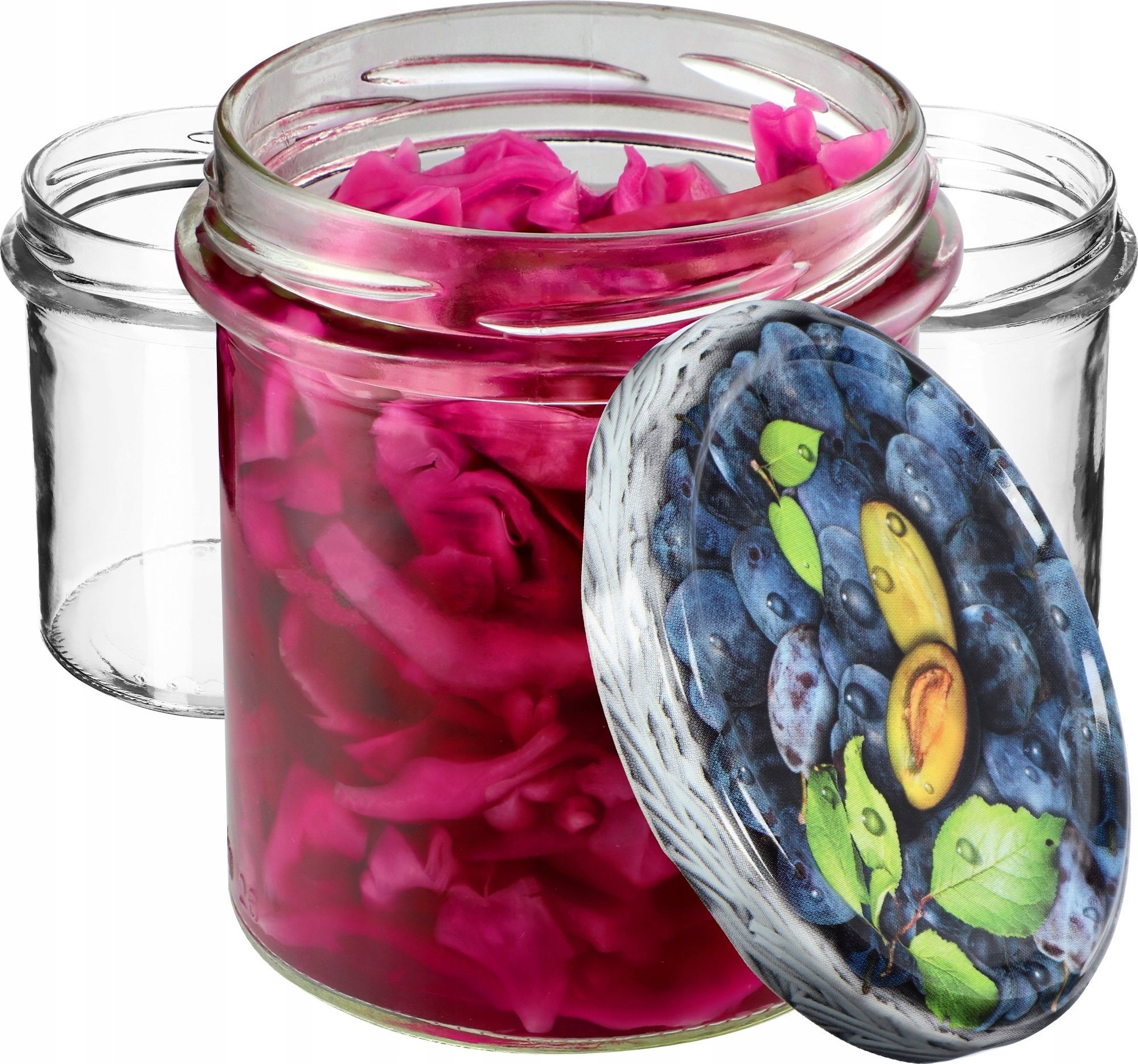 Kadax 20x Słoik 350ml Na Grzyby Miód Mięso Zakrętki fi82