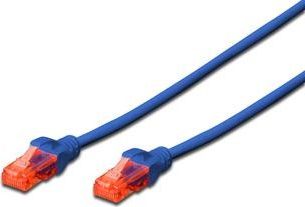 Digitus Kabel Digitus patch-cord UTP, CAT.5E, blau, 1,5m, 15 LGW
