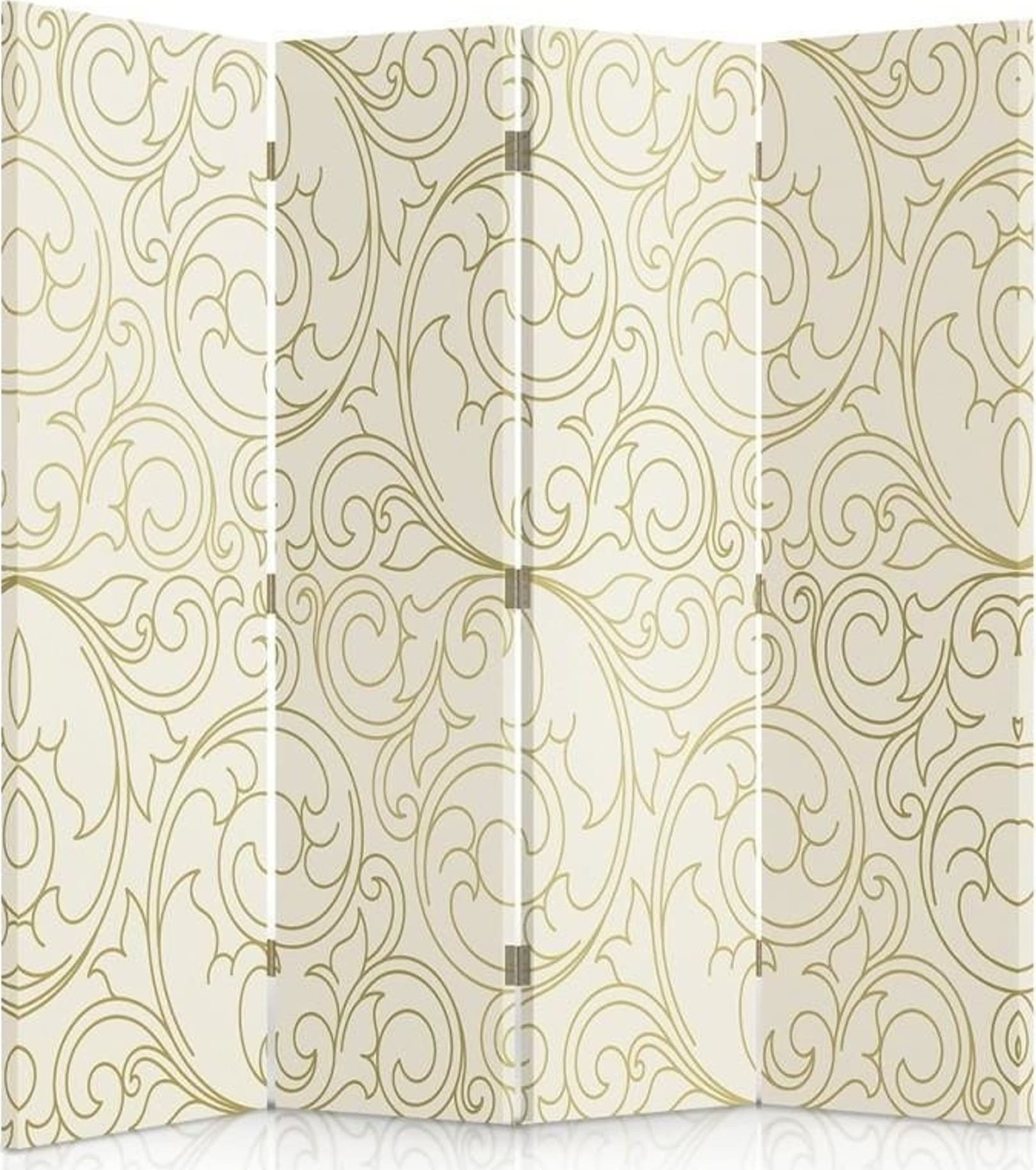 Feeby Parawan dwustronny, Tapeta w jasnym kolorze (Rozmiar 145x170)