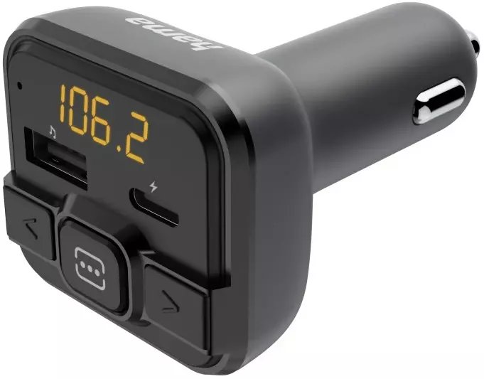 TRANSMITER FM Z BLUETOOTH I ŁADOWARKĄ USB-C 10,5W