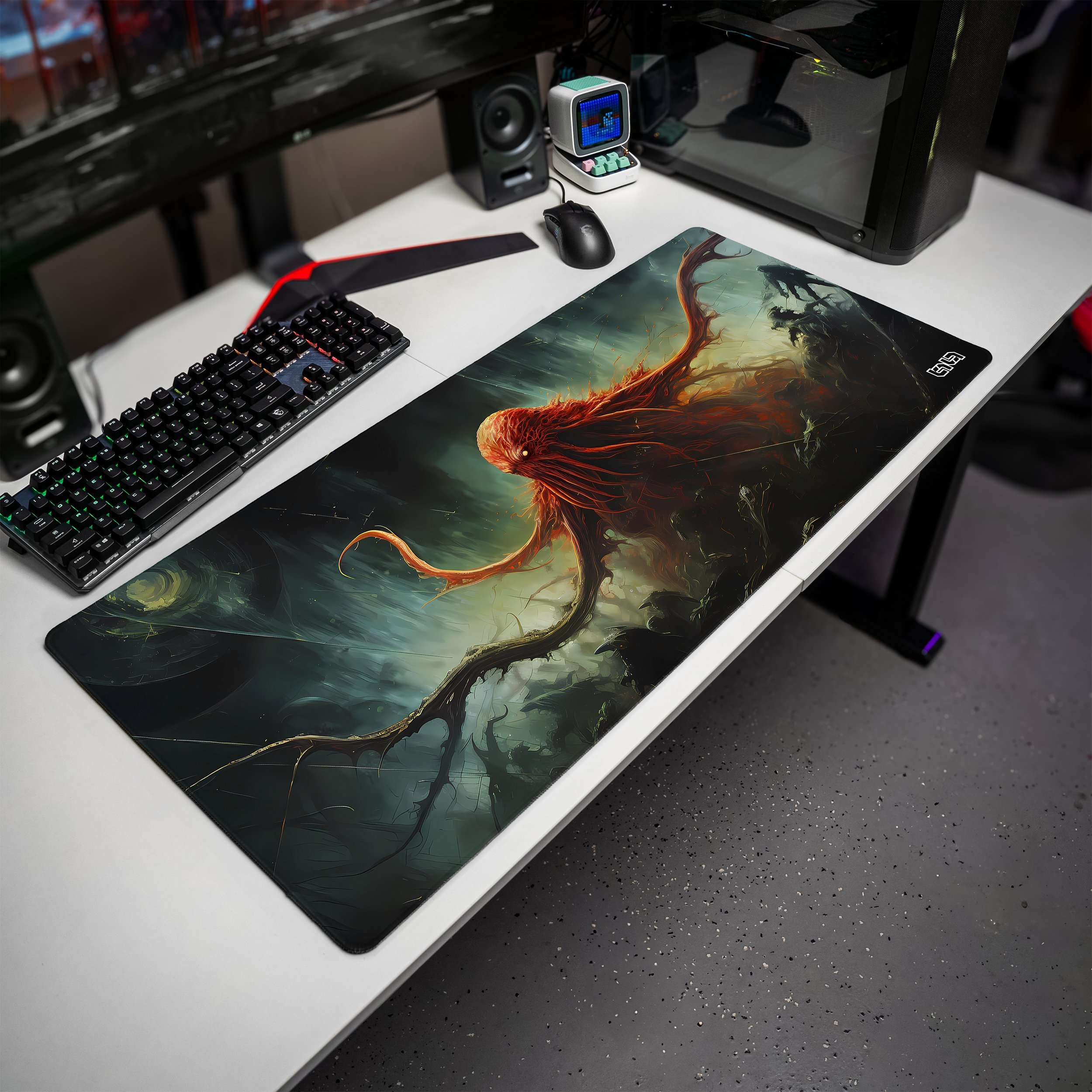 Podkładka Tilt DUŻA PODKŁADKA POD MYSZKĘ Cthulhu 90x40 TILT Antypoślizgowa Duża Prezent