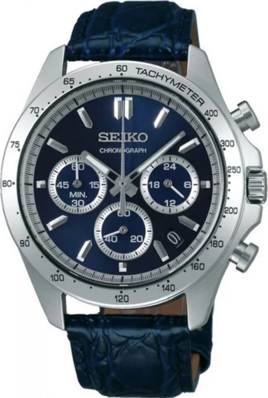 Zegarek Seiko Zegarek MĘSKI SEIKO CHRONOGRAPH BLUE SPIRIT SBTR019 + BOX NoSize