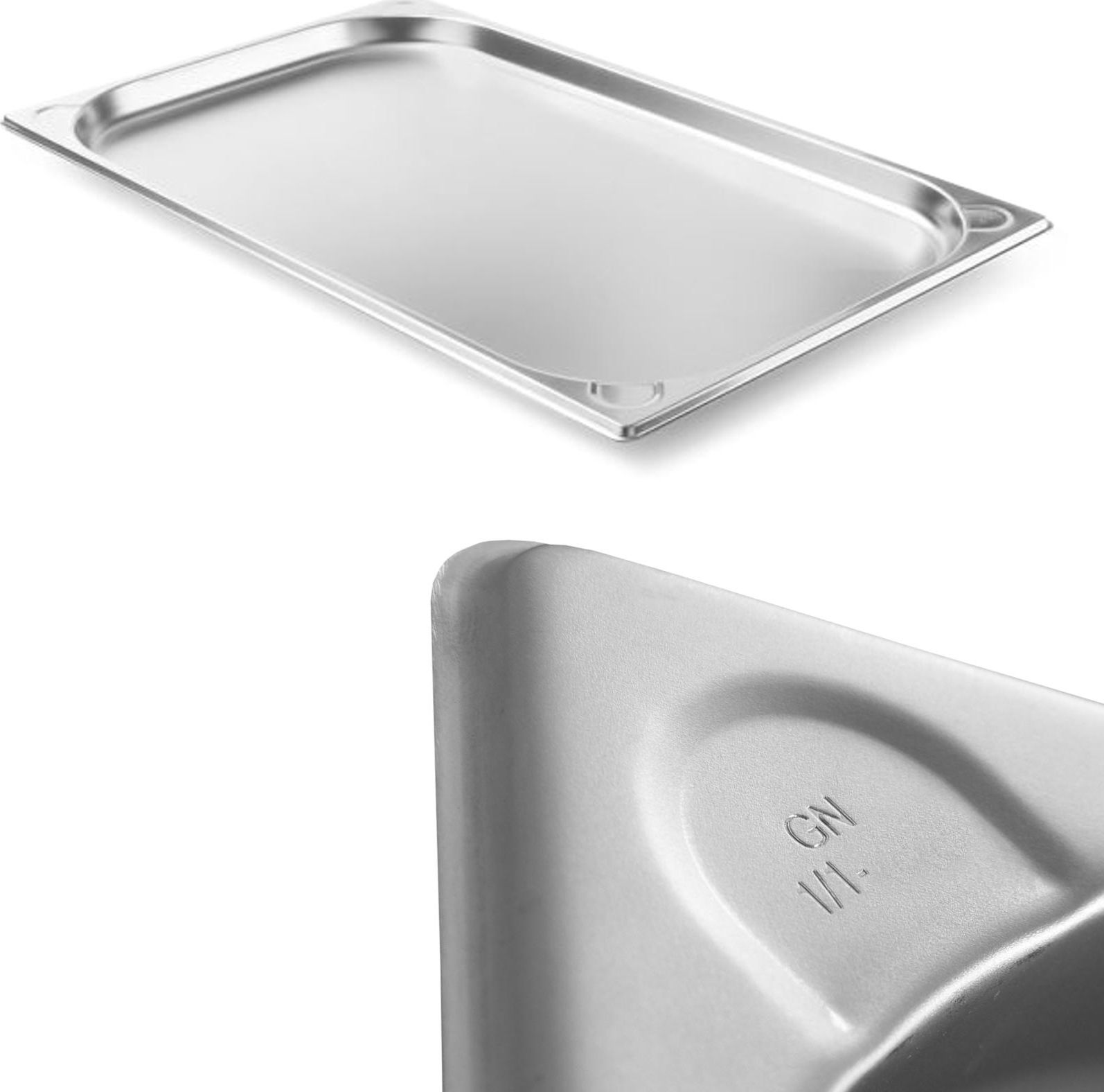 Hendi Pojemnik GN 1/1 stalowy Kitchen Line wys. 20 mm - Hendi 806104 Pojemnik GN 1/1 stalowy Kitchen Line wys. 20 mm - Hendi 806104