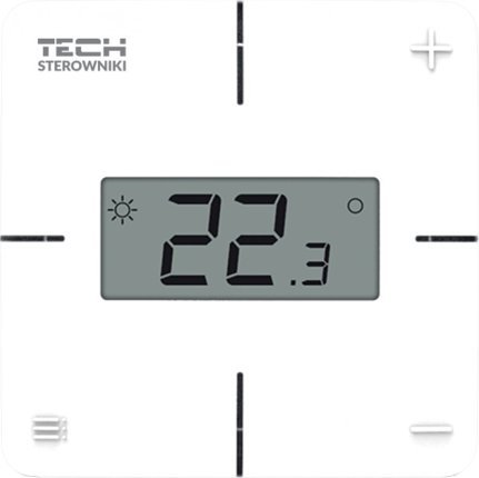 Tech Regulator pokojowy przewodowy R-X do listwy L-X dedykowany, biały STRXWH