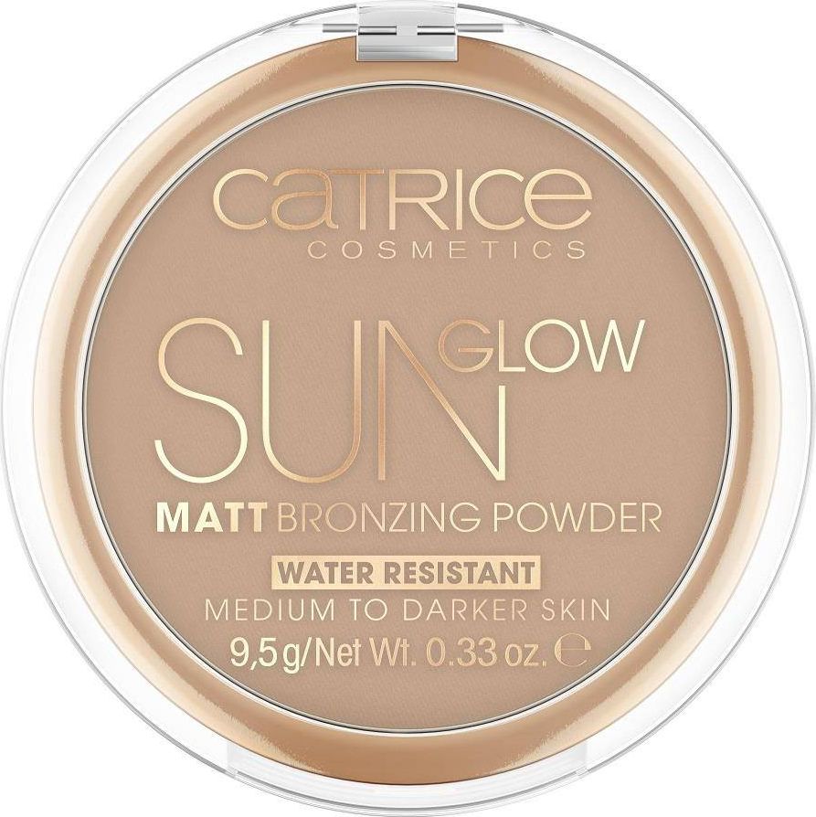 Catrice CATRICE_Sun Glow Matt Bronzing Powder Water Resistant Medium Skin puder brązujący 035 Universal Bronze 9,5g