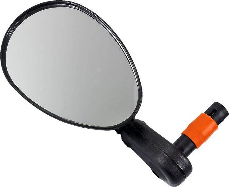 Lusterko rowerowe DX-222SB owalne, płaskie, uniwersalne