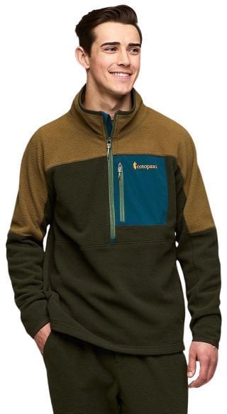 M'S Abrazo Fleece Half-Zip Jacket, Live Oak and Woods, L