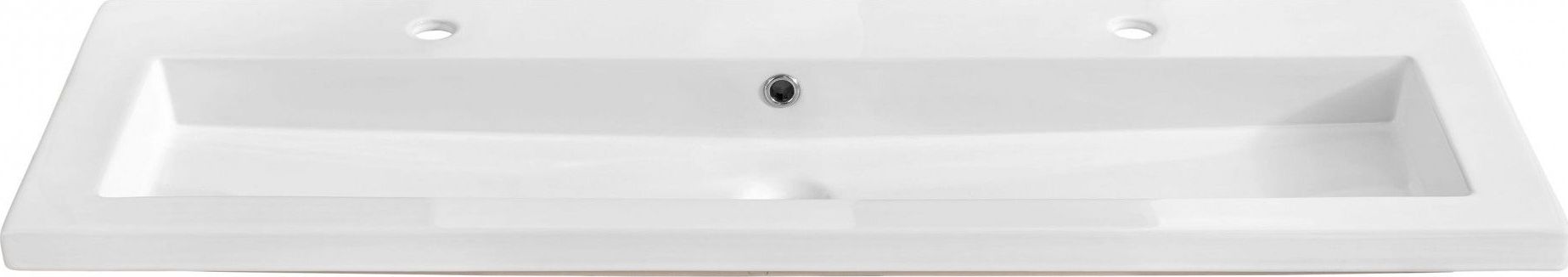 Umywalka Elior Vermona wpuszczana w blat 120cm biała