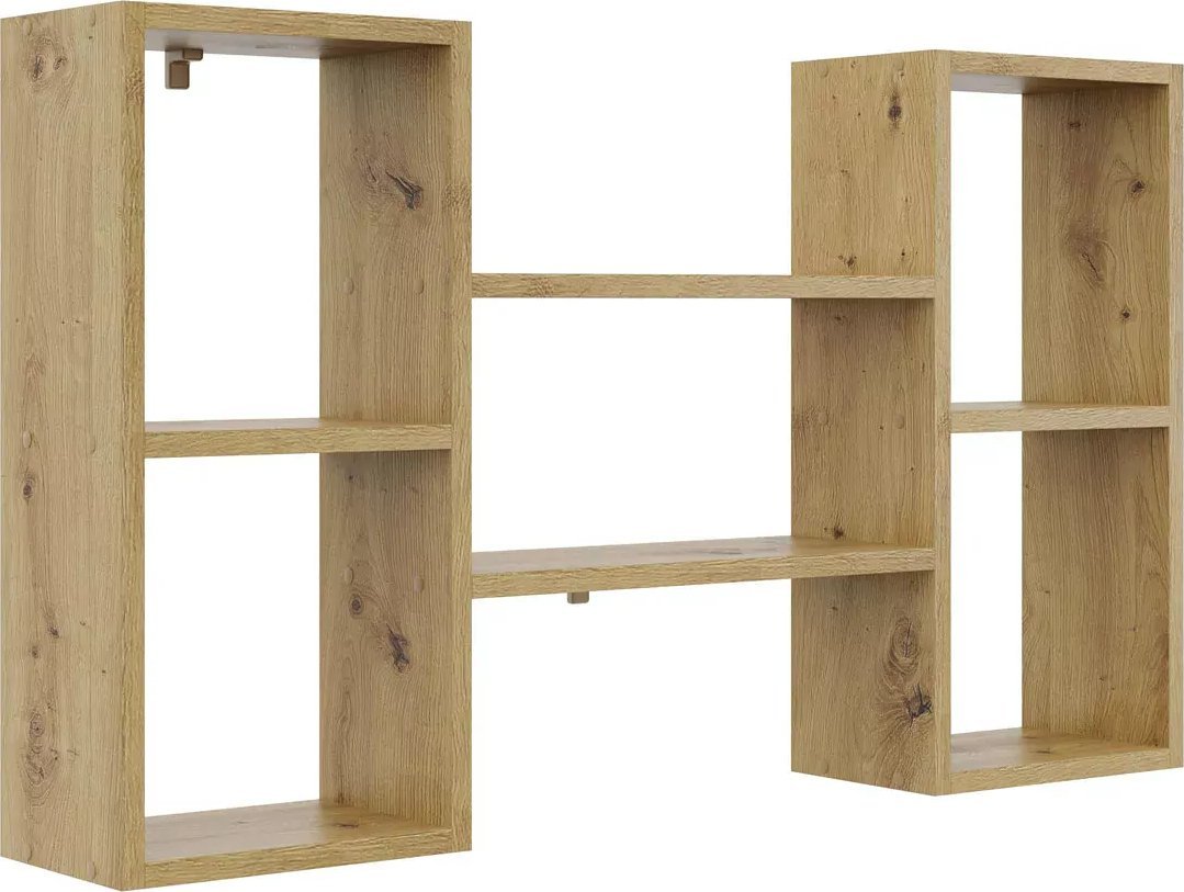 Elior Półka ścienna wisząca w kolorze dąb artisan - Calmo 2X