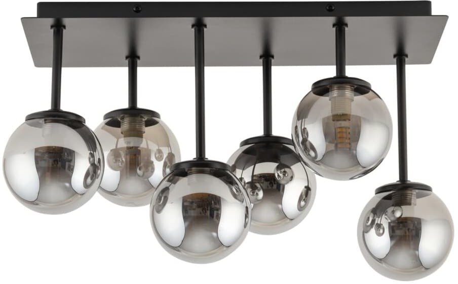 Lampa sufitowa Sigma Molekułowa lampa sufitowa Tulia 33500 szklane kule przydymiona