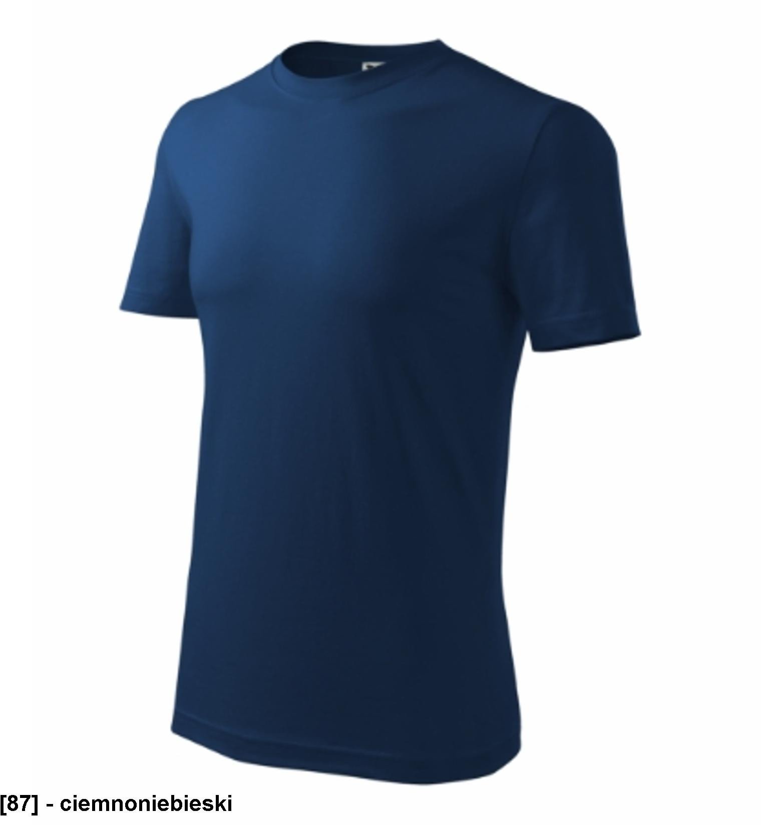 Classic New 132 - ADLER - Koszulka męska, 145 g/m2 - ciemnoniebieski L