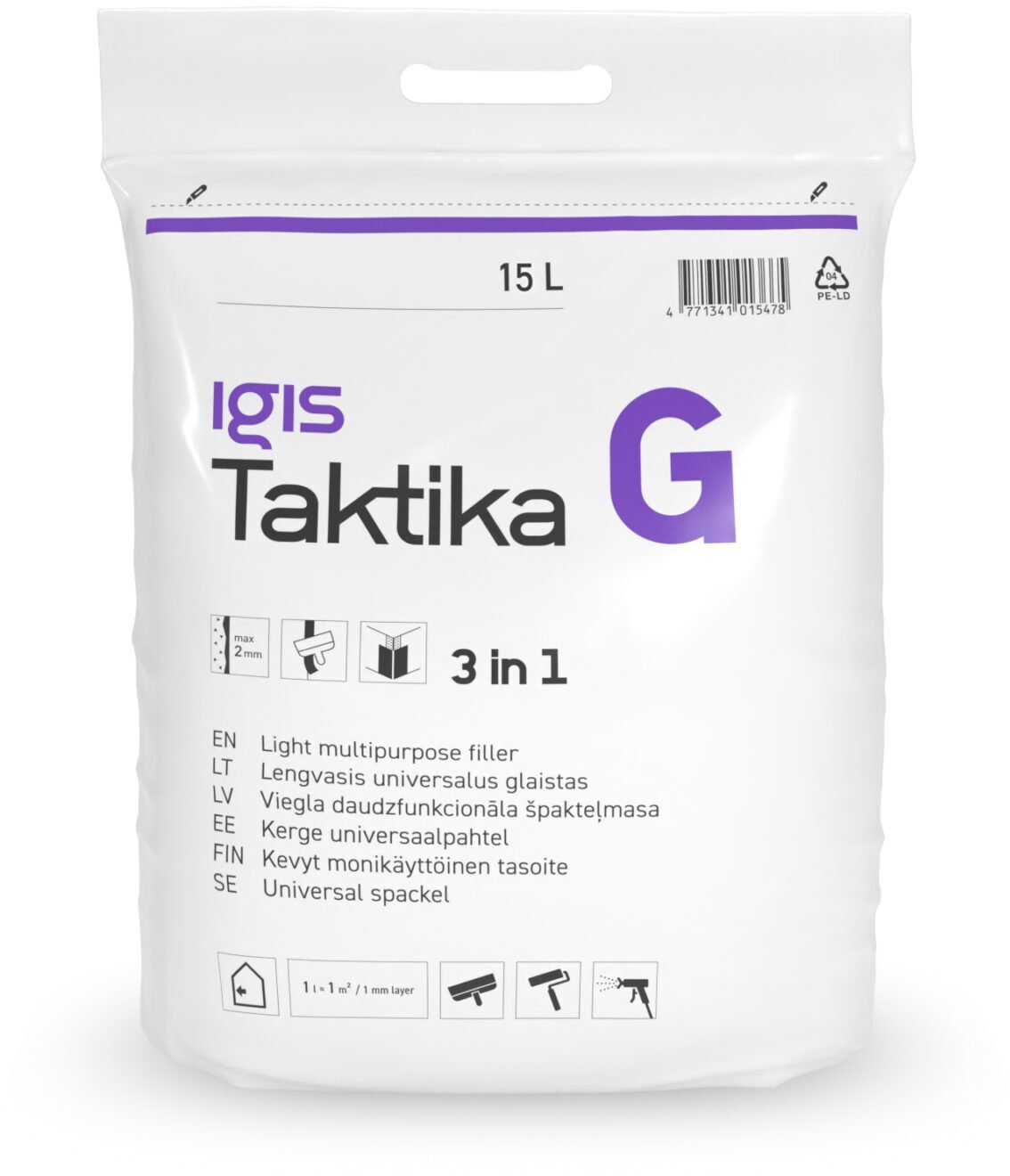 FILLER TAKTIKA G 15L