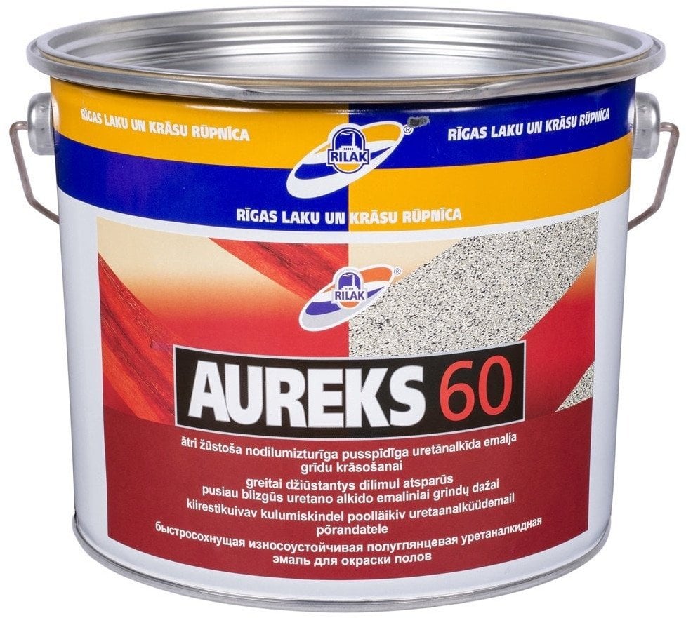 FLOOR PAINT AUREX-60 0,9L PUNAKASPRUUN