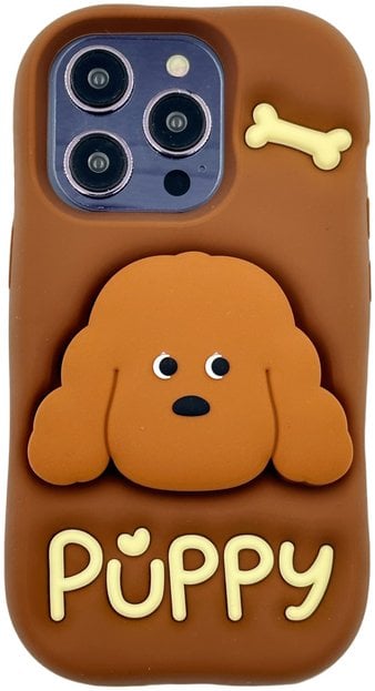 ETUI CASE 3D PUPPY Z PODSTAWKĄ IPHONE 14 standard