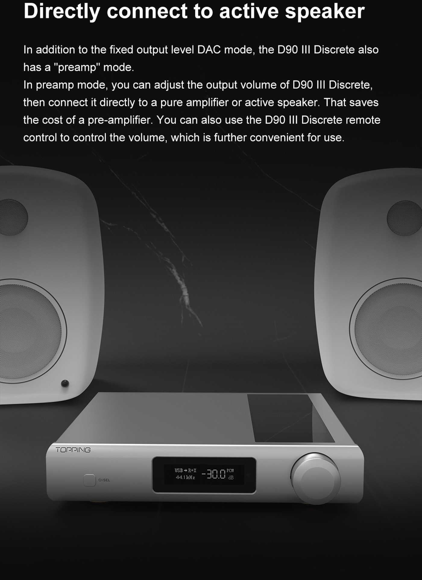 Topping D90 III Discrete Kolor: Srebrny