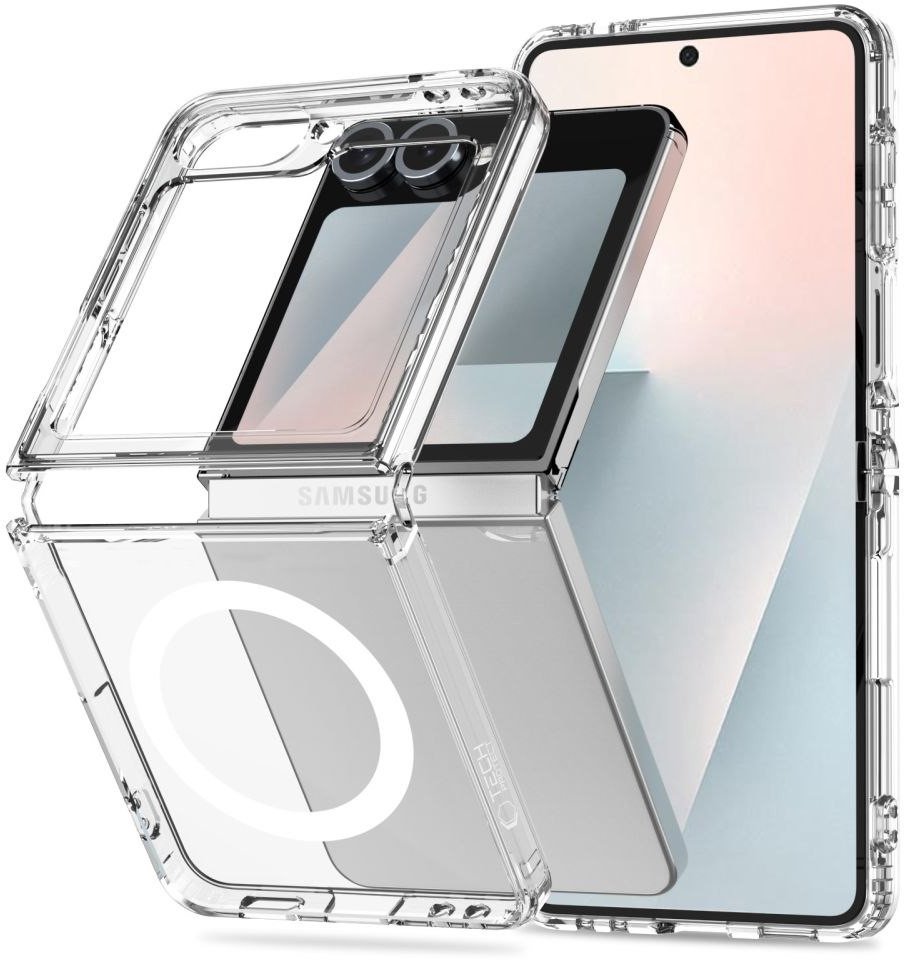 TECH-PROTECT FLEXAIR HYBRID MAGSAFE GALAXY Z FLIP 6 / 7 FE CLEAR