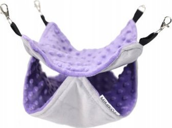 Mimikoko MIMIKO Pets Hamak dwupoziomowy 30x30cm wrzosowy