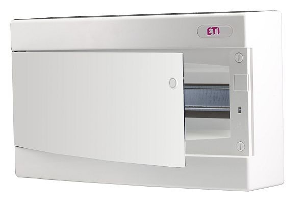 Eti-Polam Rozdzielnica natynkowa ECT18PO-s 18M IP40 drzwi białe 001101071