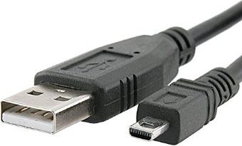 Kabel USB Sharkoon USB-A - miniUSB 2 m Czarny (4044951015573)