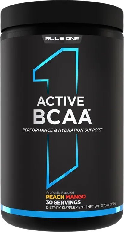 Rule One - Active BCAA, Peach Mango, Proszek 390g