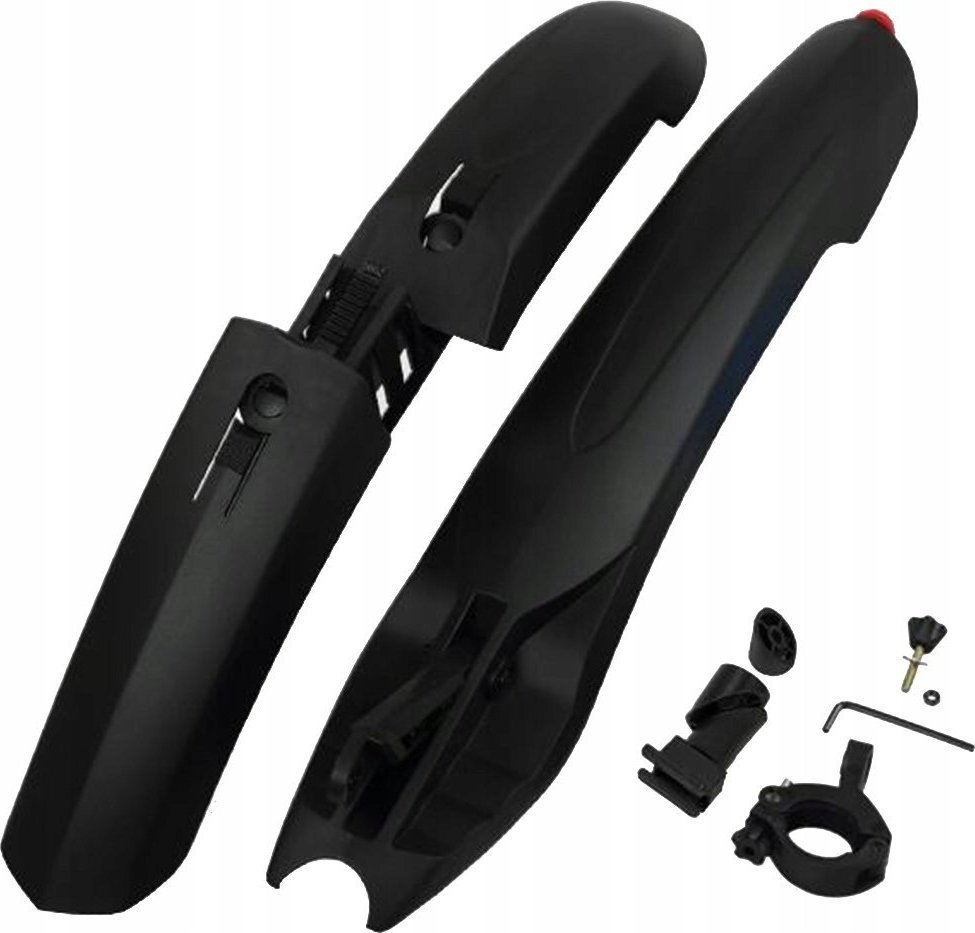 Korbi BŁOTNIKI ROWEROWE WACHLARZE LED 26 27 28 29 CZARNY